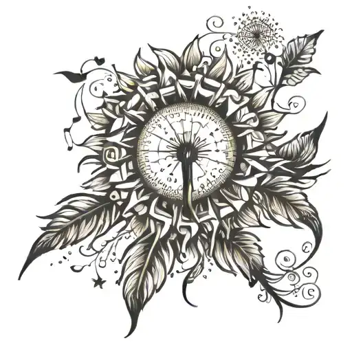 Dandelion Sun You Are My Sunshine