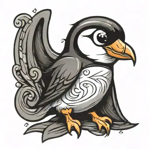 Cartoon Peguin Cute