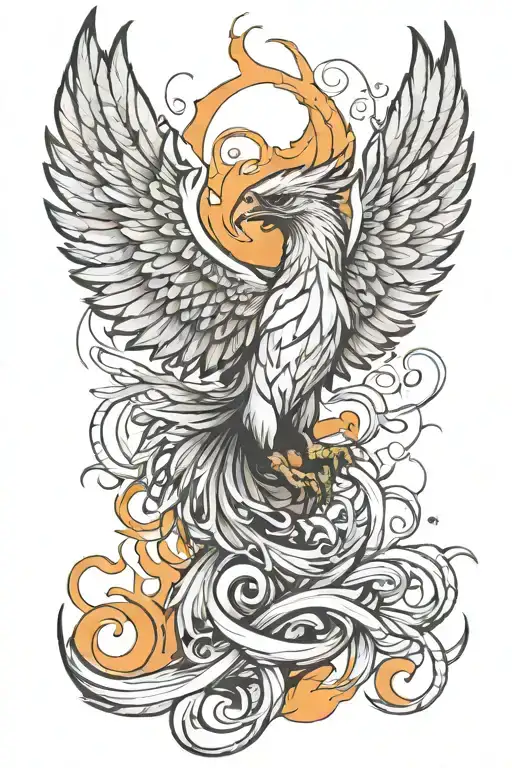 Phoenix Rising From The Ashes