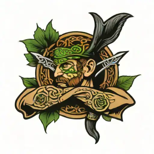 Celtic Irish Bow Hunter