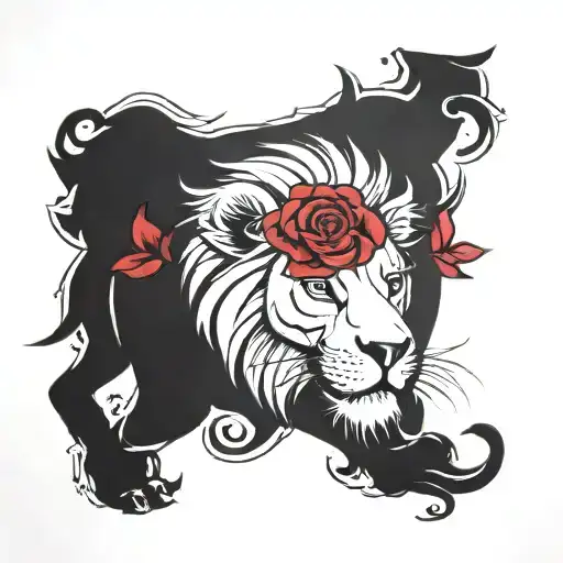 Lion And Compas Rose