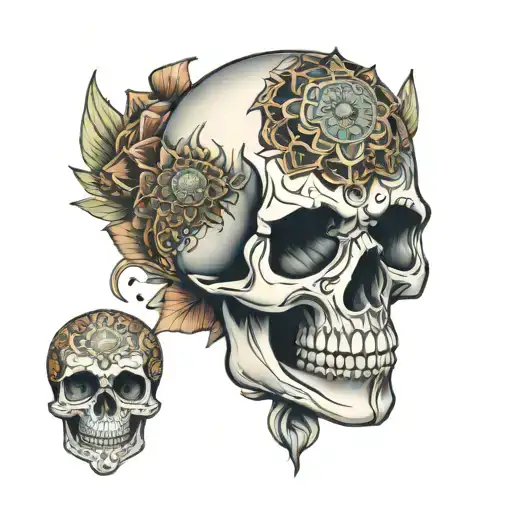 Skull And Mandala