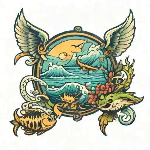 Animal Adventure Ocean Action Packed Scene