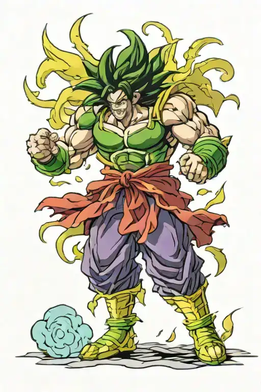 Broly From Dragon Ball Morphing