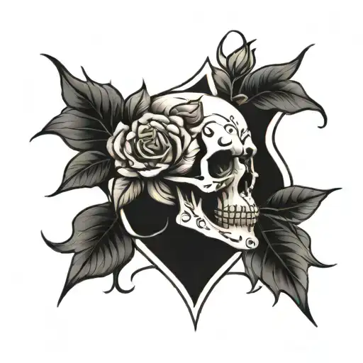 Skull And Roses