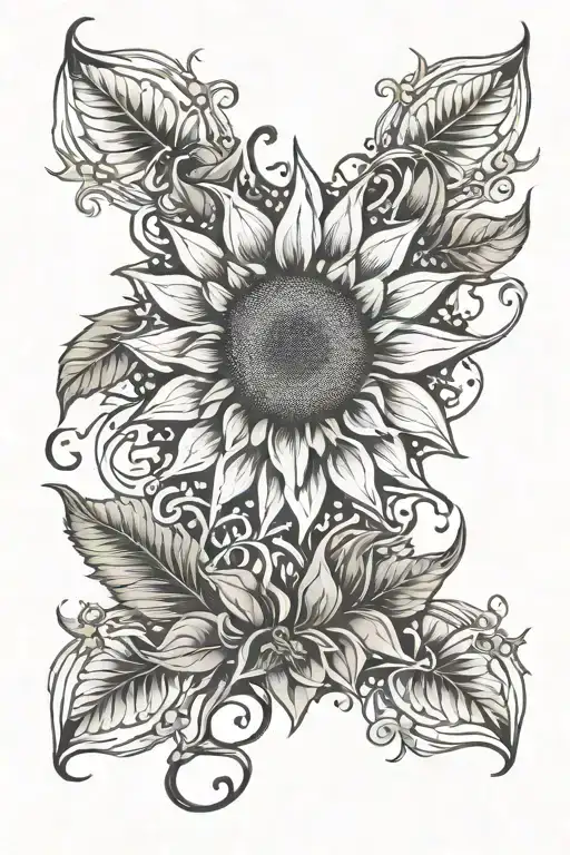 Fountain Turning Into A Sunflower