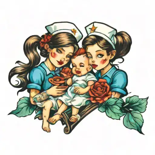 Nurse And Children