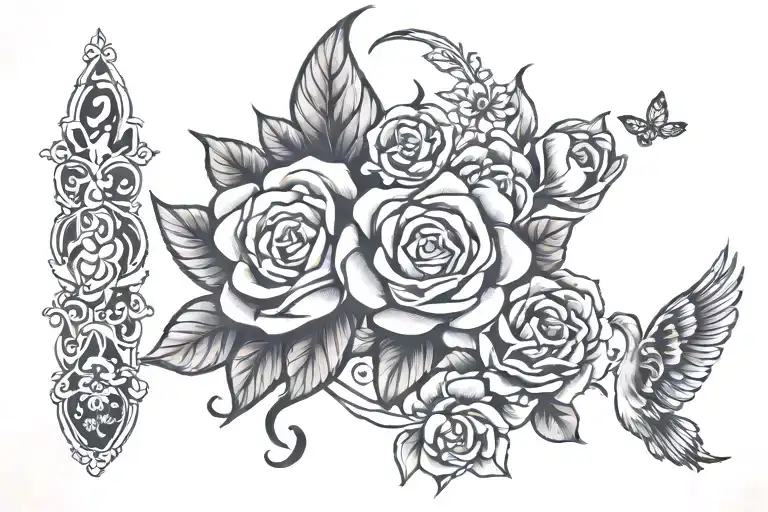 Memorial Tatto For Mom Dad