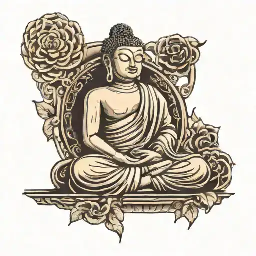 Buddha Sitting Side