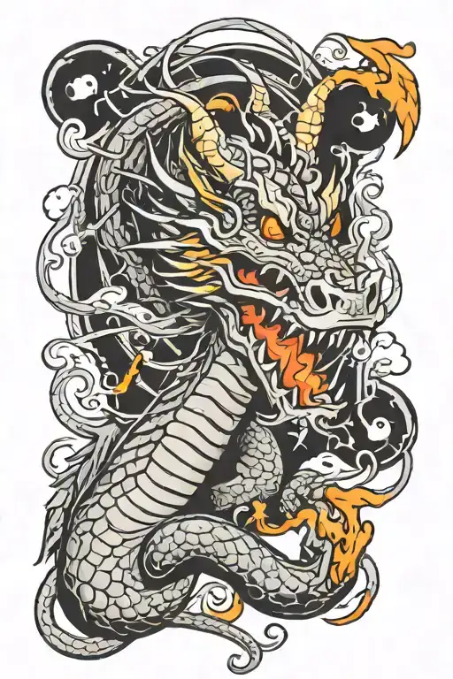 Fire Breathing Dragon Breathing Fire