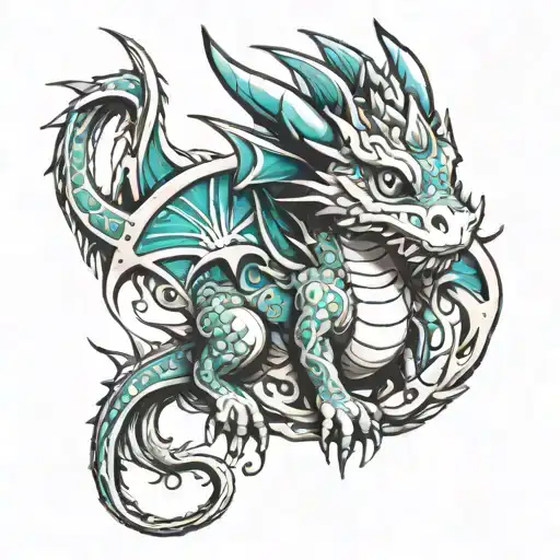 Baby Dragon But Its Metal