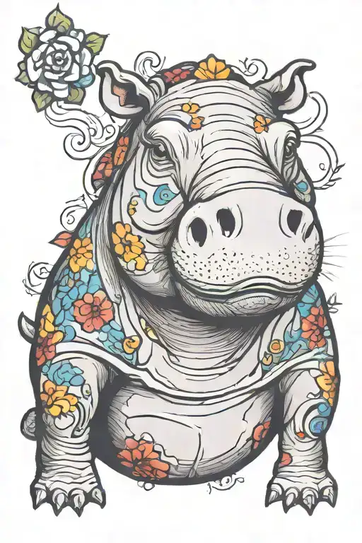 Full Color Hippo