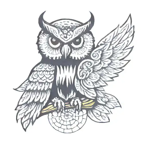 Owl Representing Wisdom
