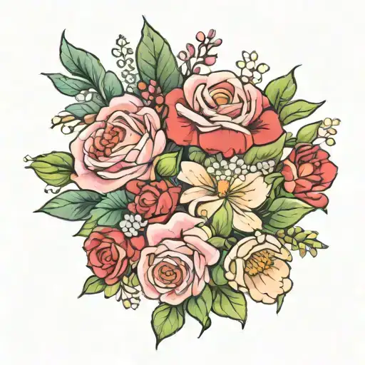 Birth Flower Bouquet