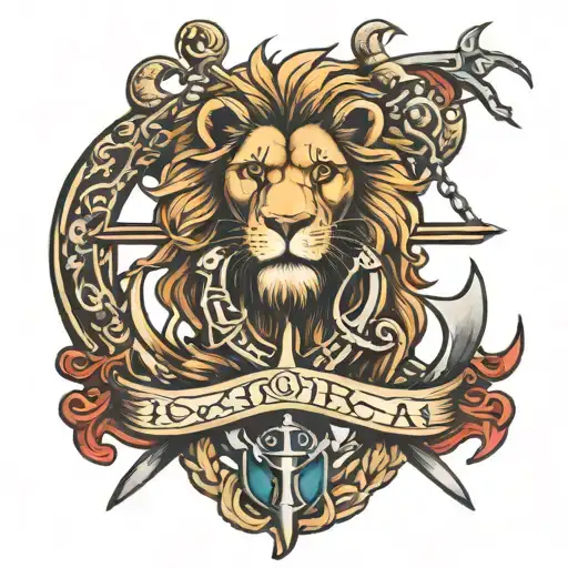 Lion And Anchor Cross