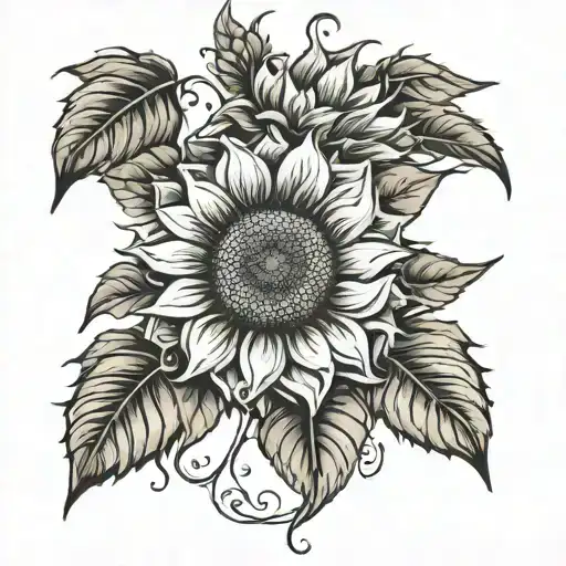 Sunflower Surrounded