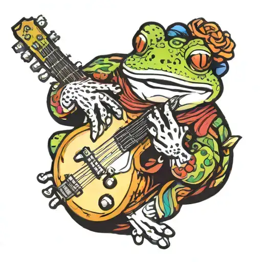 Toad Playing Guitar