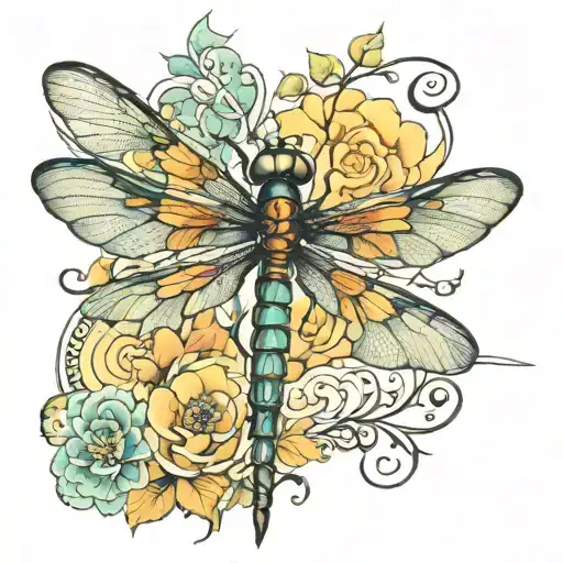 1955 Dragonfly Landling