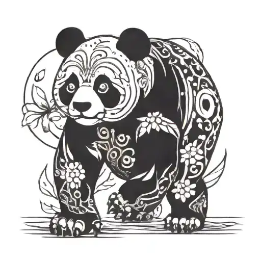 Trans Dimensional Panda Bear