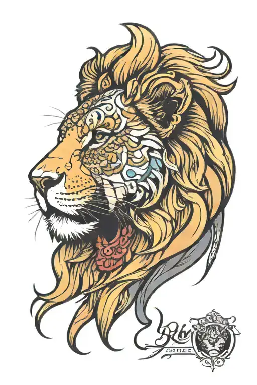 Female Lion Head