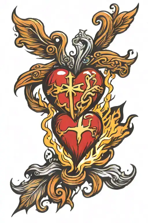 Burning Heart Of Jesus