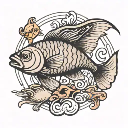 Fish And Symbols