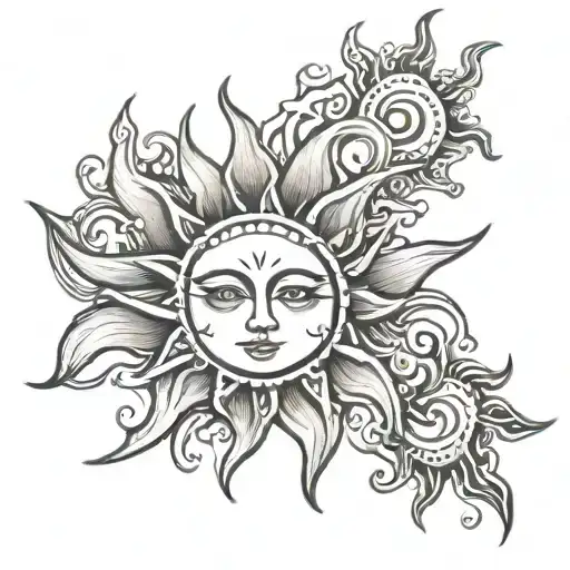 Sun Outline