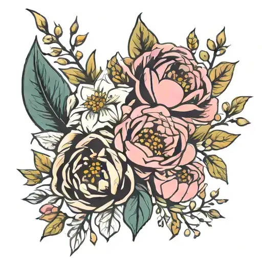 Birth Flower Bouquet