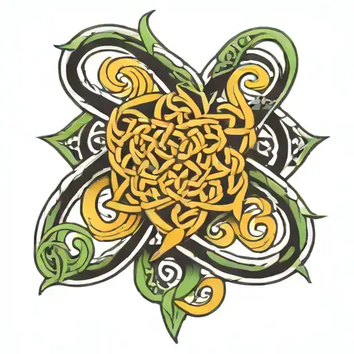 Celtic Sister Knot Design