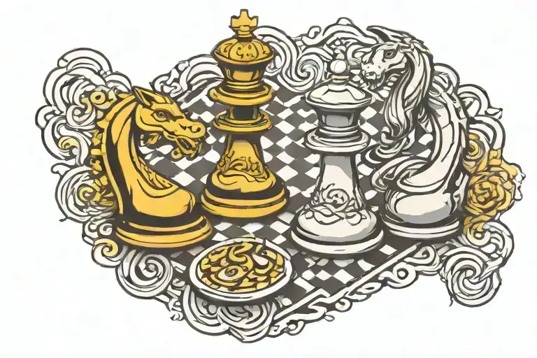 Jiu Jitsu Chess Pieces