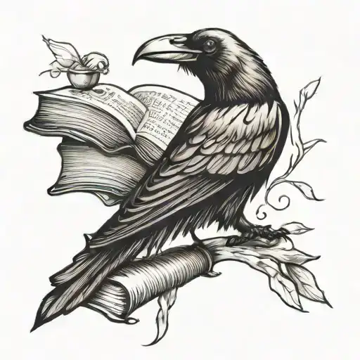 Crow And Books