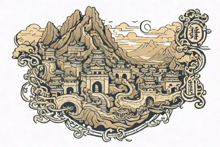 Great Wall Of China Freedom Alphabet Skyrim