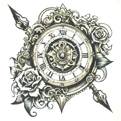 Sand Clock Face