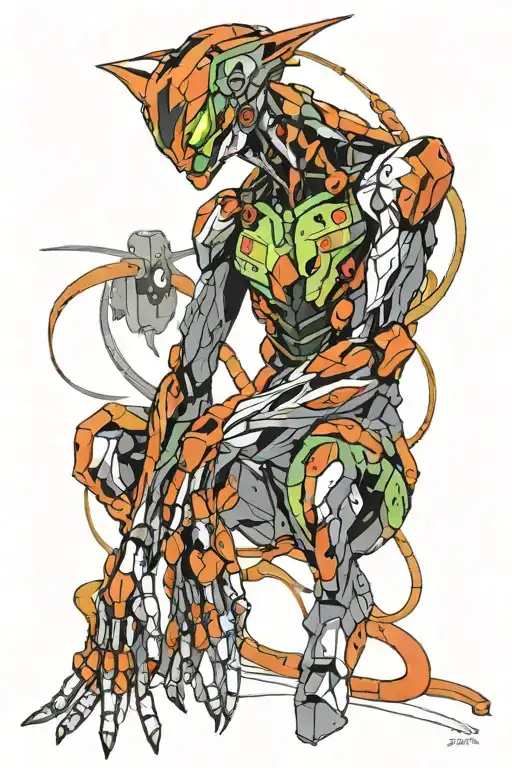 Evangelion Eva 01 Neo Cyberpunk