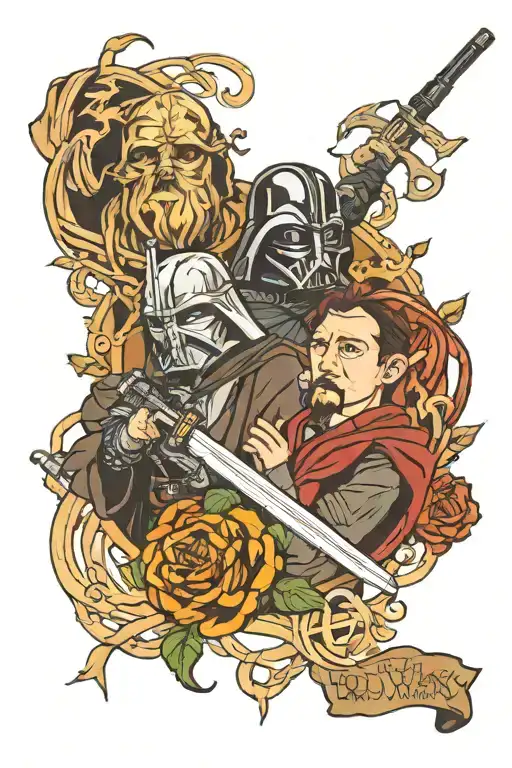 Star Wars Lord Of The Rings Intertwined