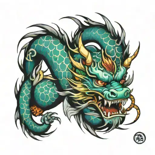 Chinese Dragon Wrapped
