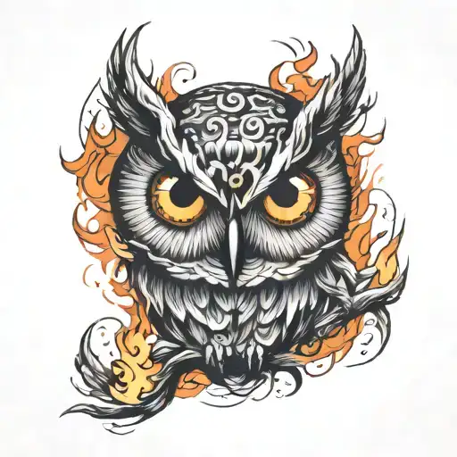 Owl And Eyes Like Fire