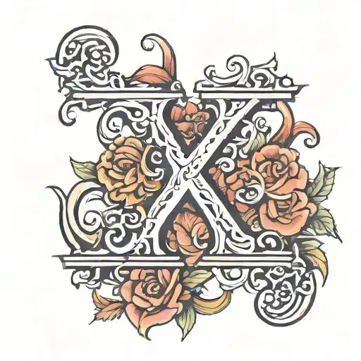 Gothic Letters K Square To 2