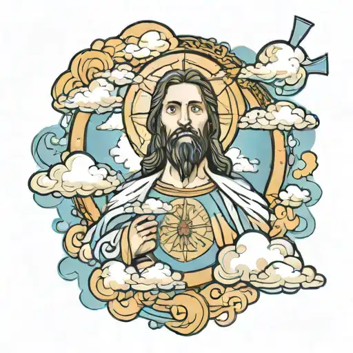Clouds And Jesus Christ