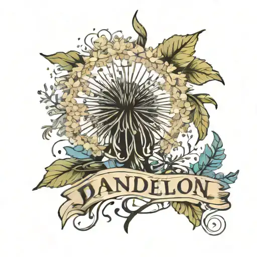 Dandelion With Name Harley