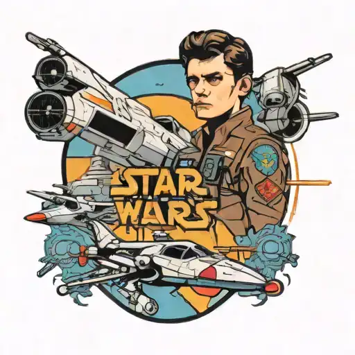 Star Wars And Top Gun Combined Together