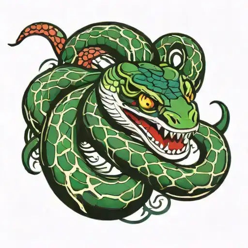 Snake Japan Tribal
