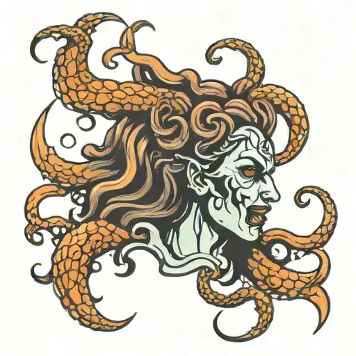 Evil Medusa Head