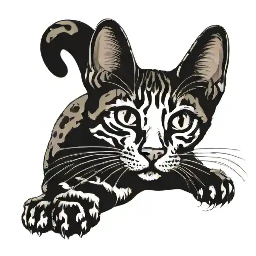 Thai Breed Cat With Spot