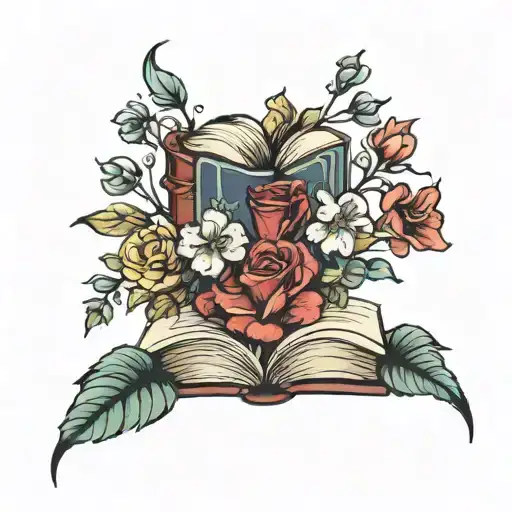 Book And Flower