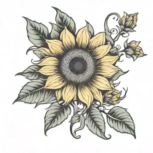 Sunflower Blooming