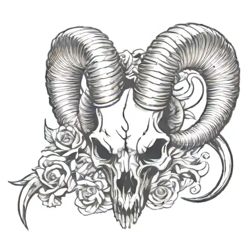 Ram Skull Cut In Half Is One Side Bone The Other Not