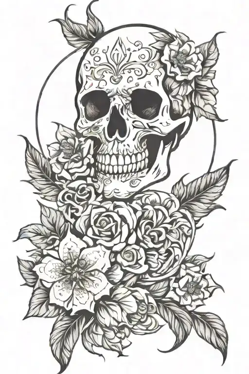 Skull Flowers