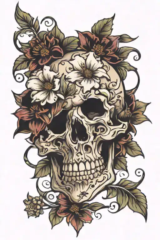 Skull Flowers