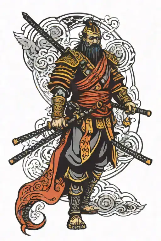 Romanian Samurai Standing